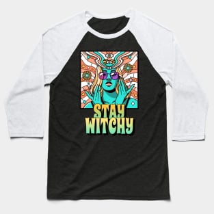 Stay Witchy - Psychodelic Baseball T-Shirt